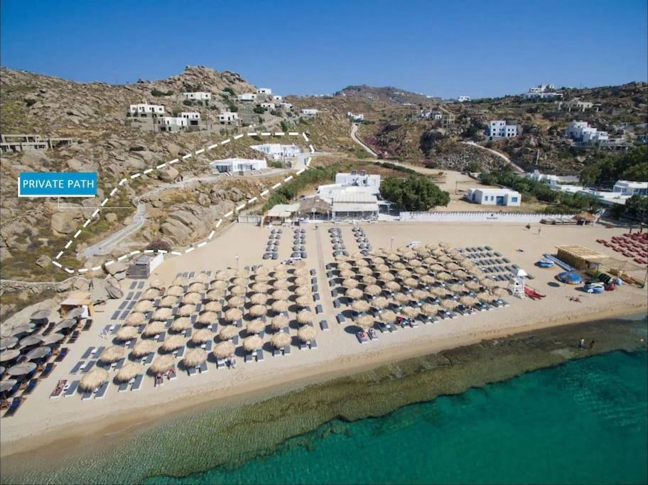 1Path Wave Mykonos Super Paradise Beach House Mykonos Town Εξωτερικό φωτογραφία
